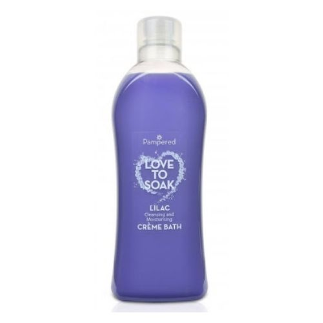 PAMPERED CREME BATH LILAC 1LT